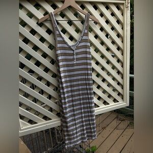 Mahina Striped Sleeveless Dress